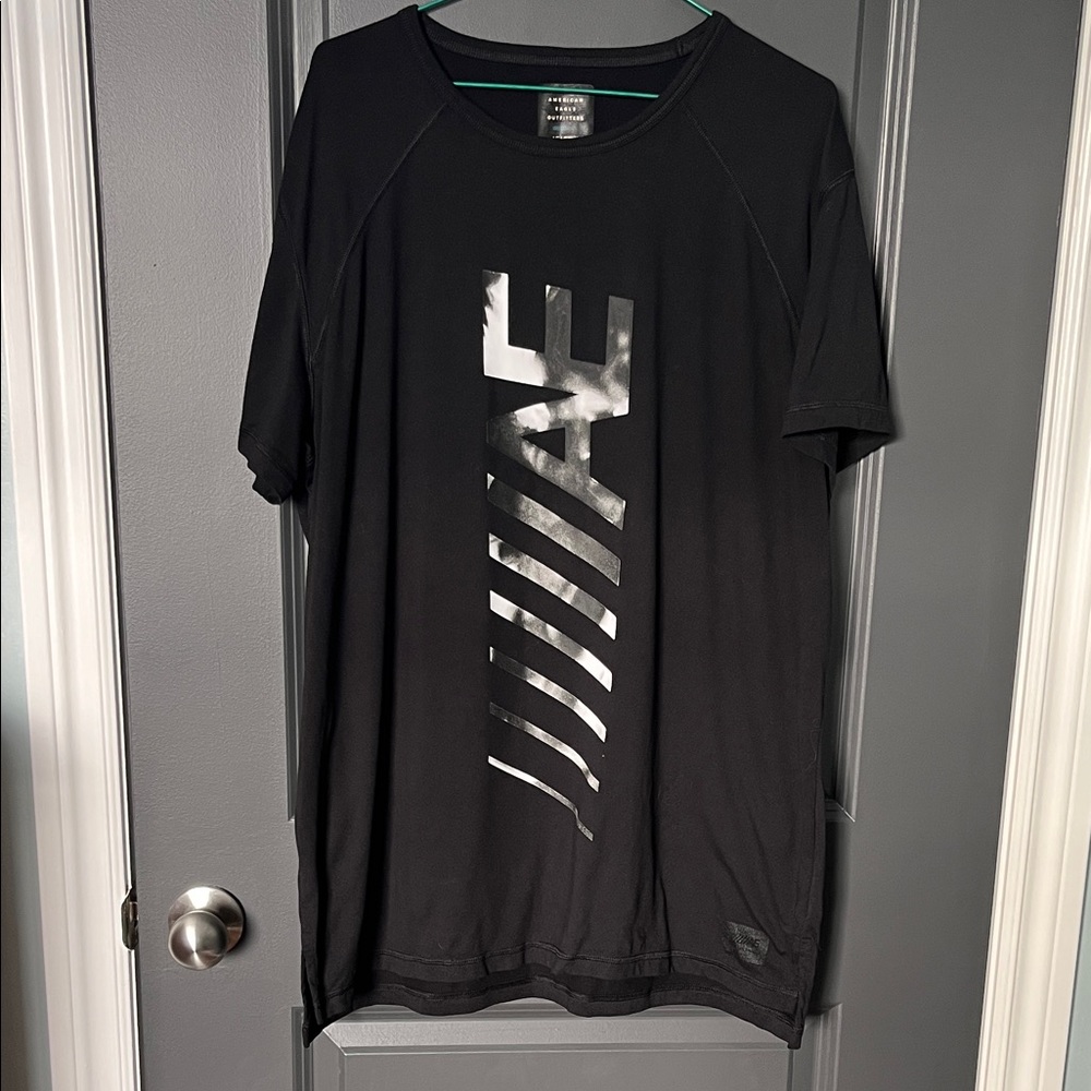 AE Black Graphic Men's Shirt